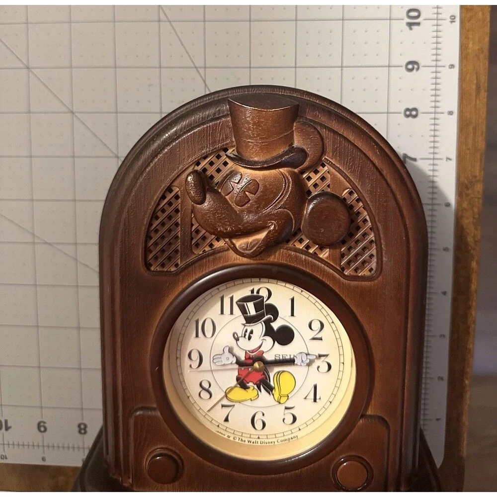 Vintage Disney Hollywood Mickey Mouse Seiko Alarm Clock
